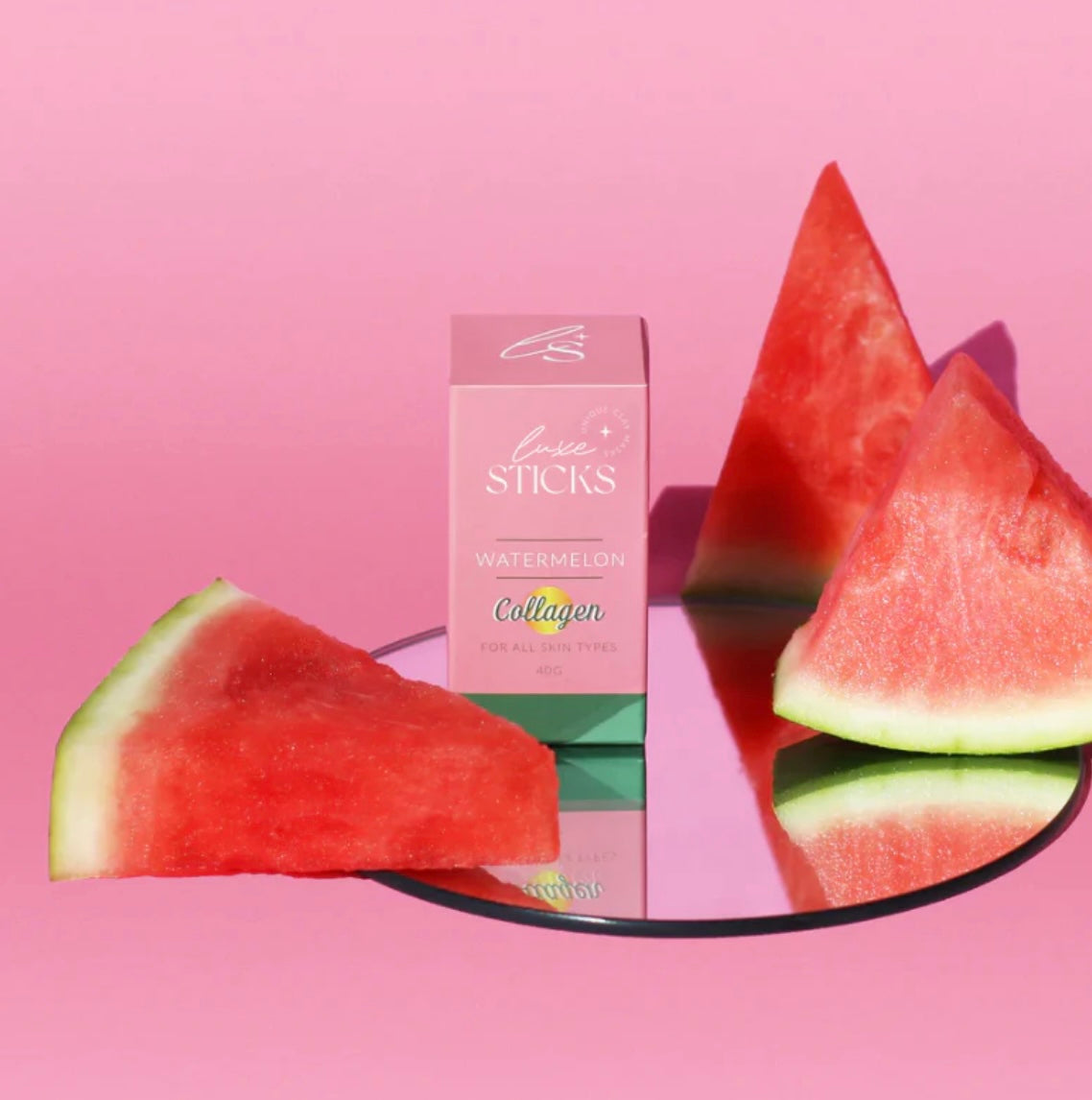 Luxesticks Collagen/Watermelon Clay Stick